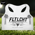 FLTLCHT Athletics Damen Sport-BH Weiss Vorderseite