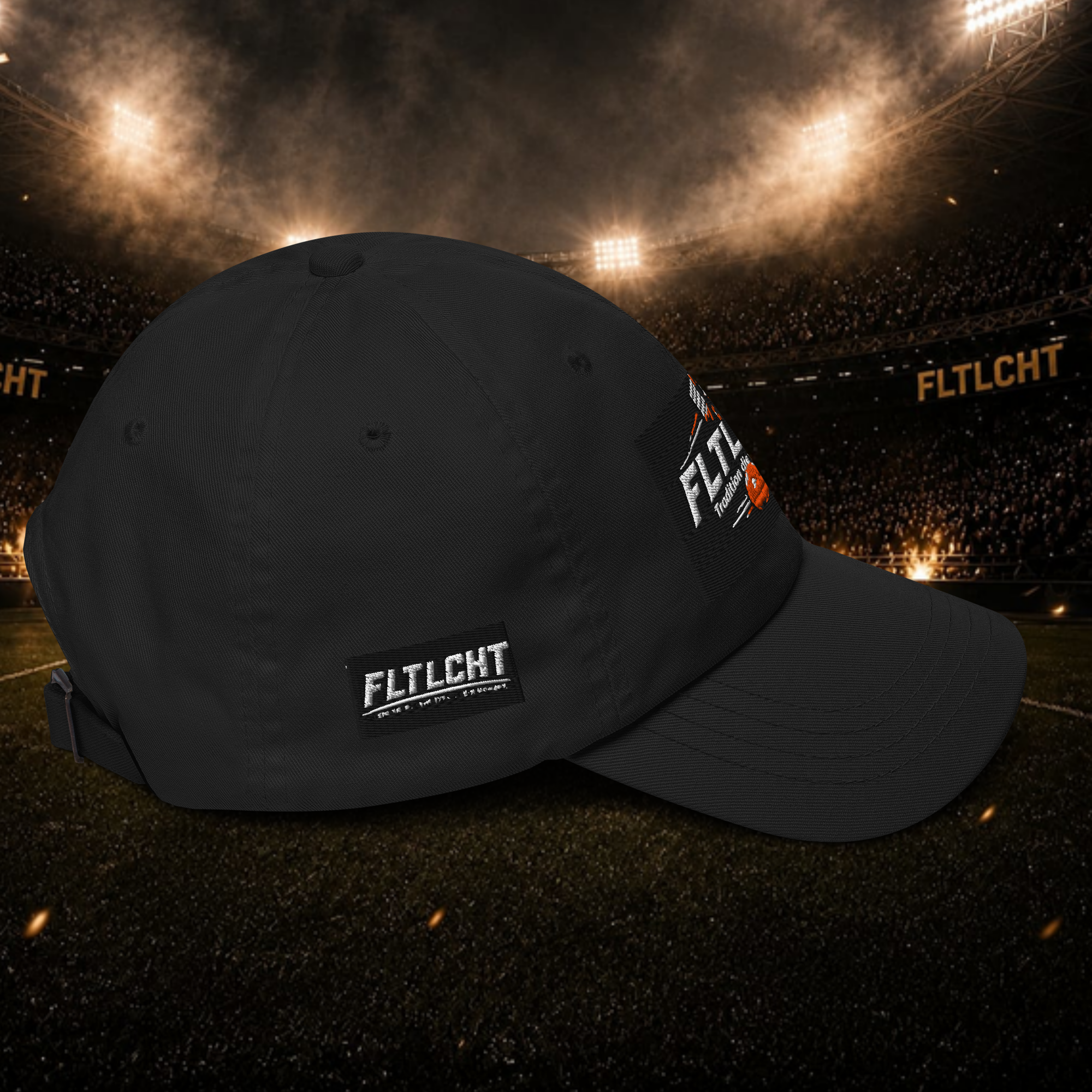 FLTLCHT Dad Hat Schwarz Right