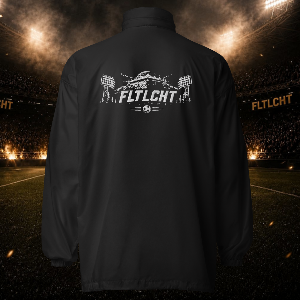 FLTLCHT Windbreaker Schwarz Back