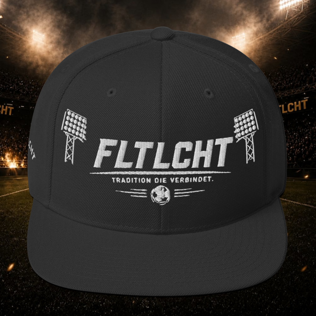 FLTLCHT Snapback Schwarz Front