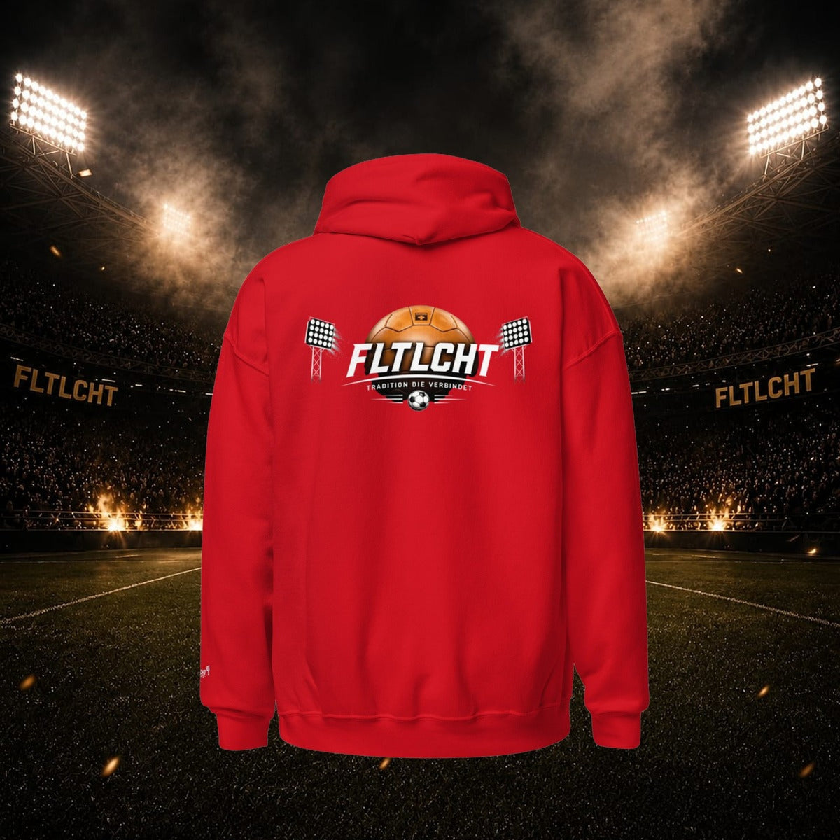 FLTLCHT Hoodie Kaiserslautern Rot hinten