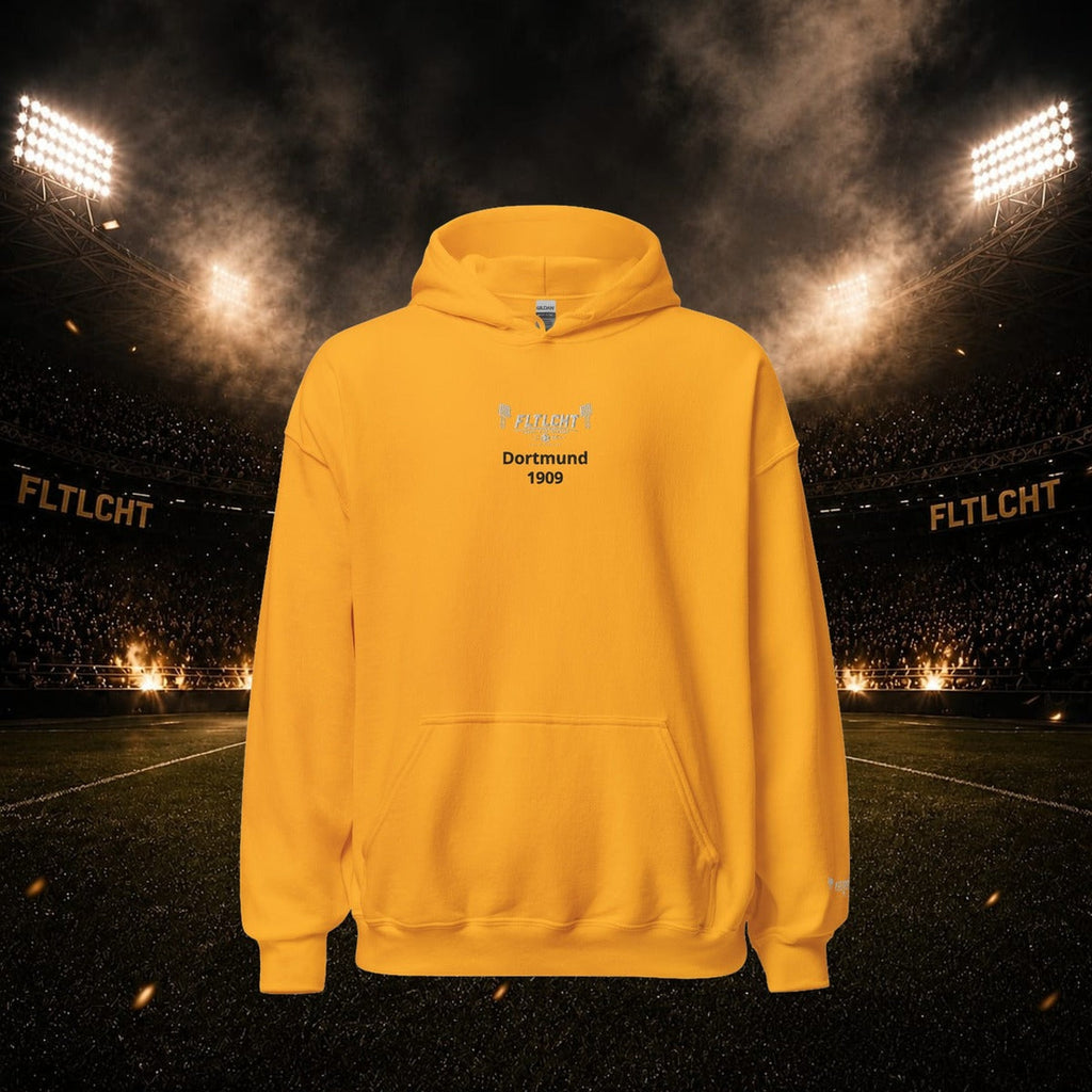 FLTLCHT Hoodie Dortmund Gold vorne