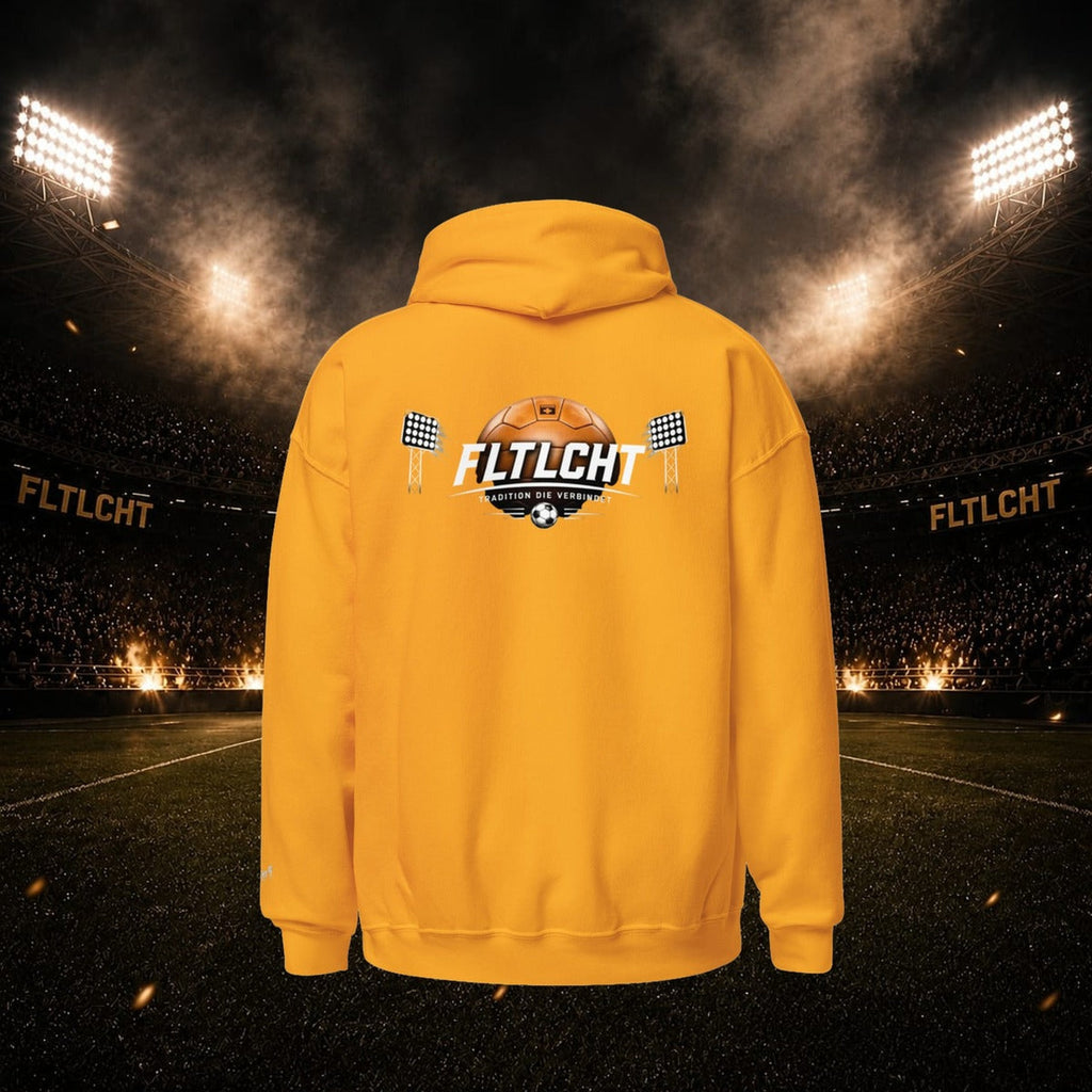 FLTLCHT Hoodie Dortmund Gold hinten