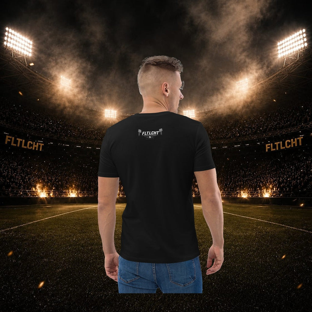 FLTLCHT T-Shirt Schwarz Front