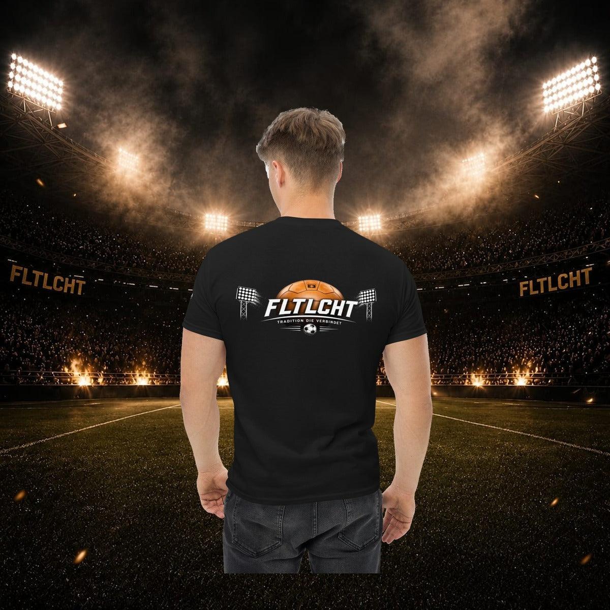 FLTLCHT T-Shirt Kaiserslautern Schwarz hinten