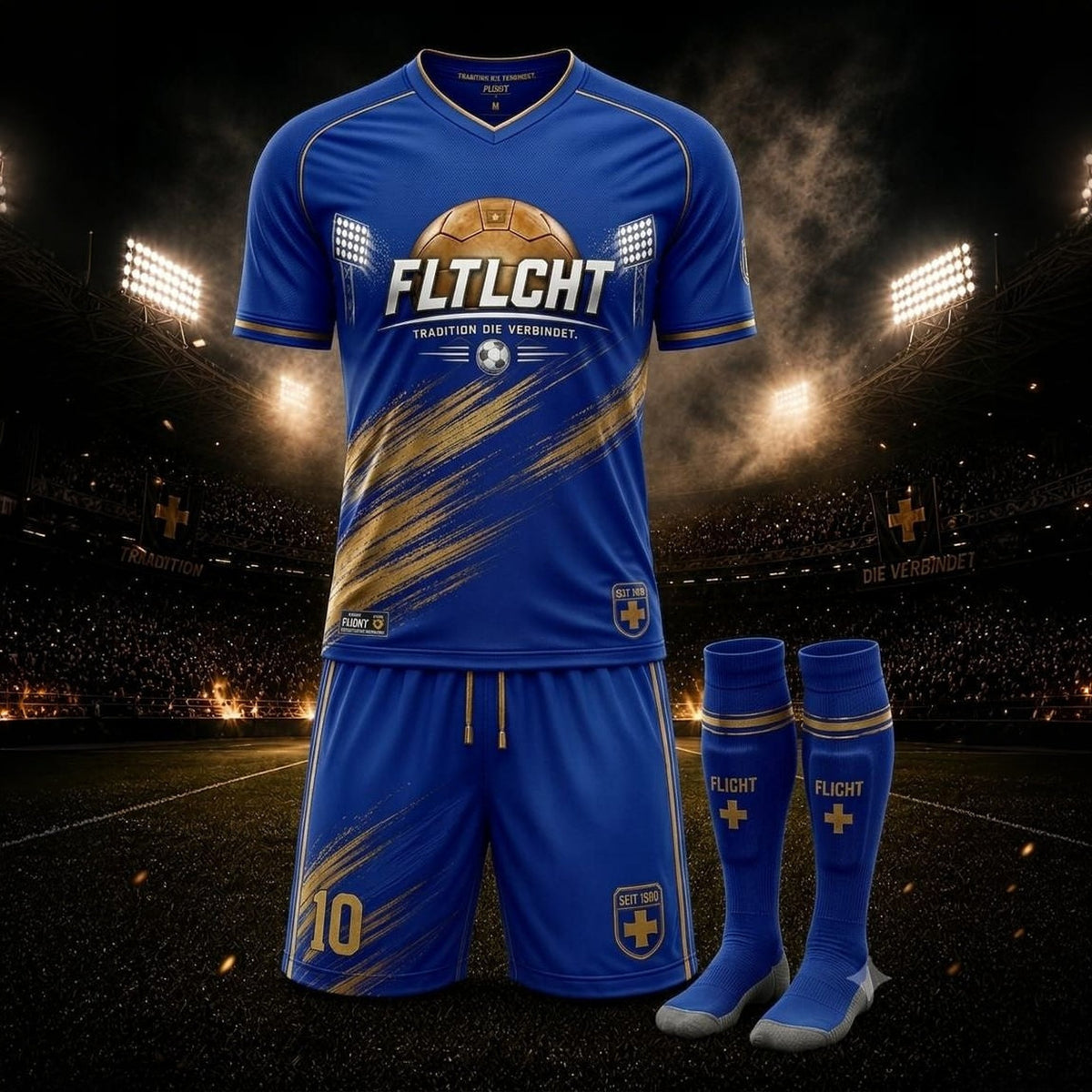 FLTLCHT Trikot Set Blau