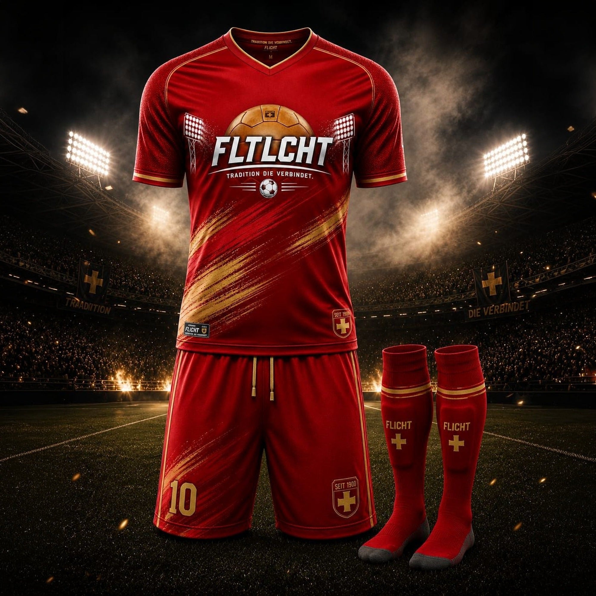 FLTLCHT Trikot Set Rot