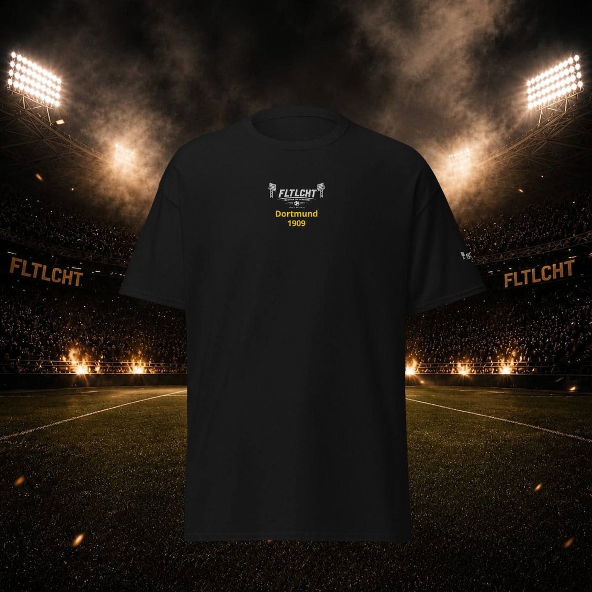 FLTLCHT T-Shirt Dortmund Schwarz hinten