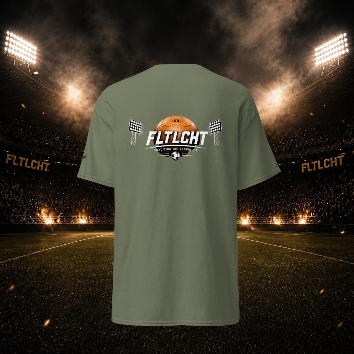 FLTLCHT T-Shirt Hannover Military Green vorne