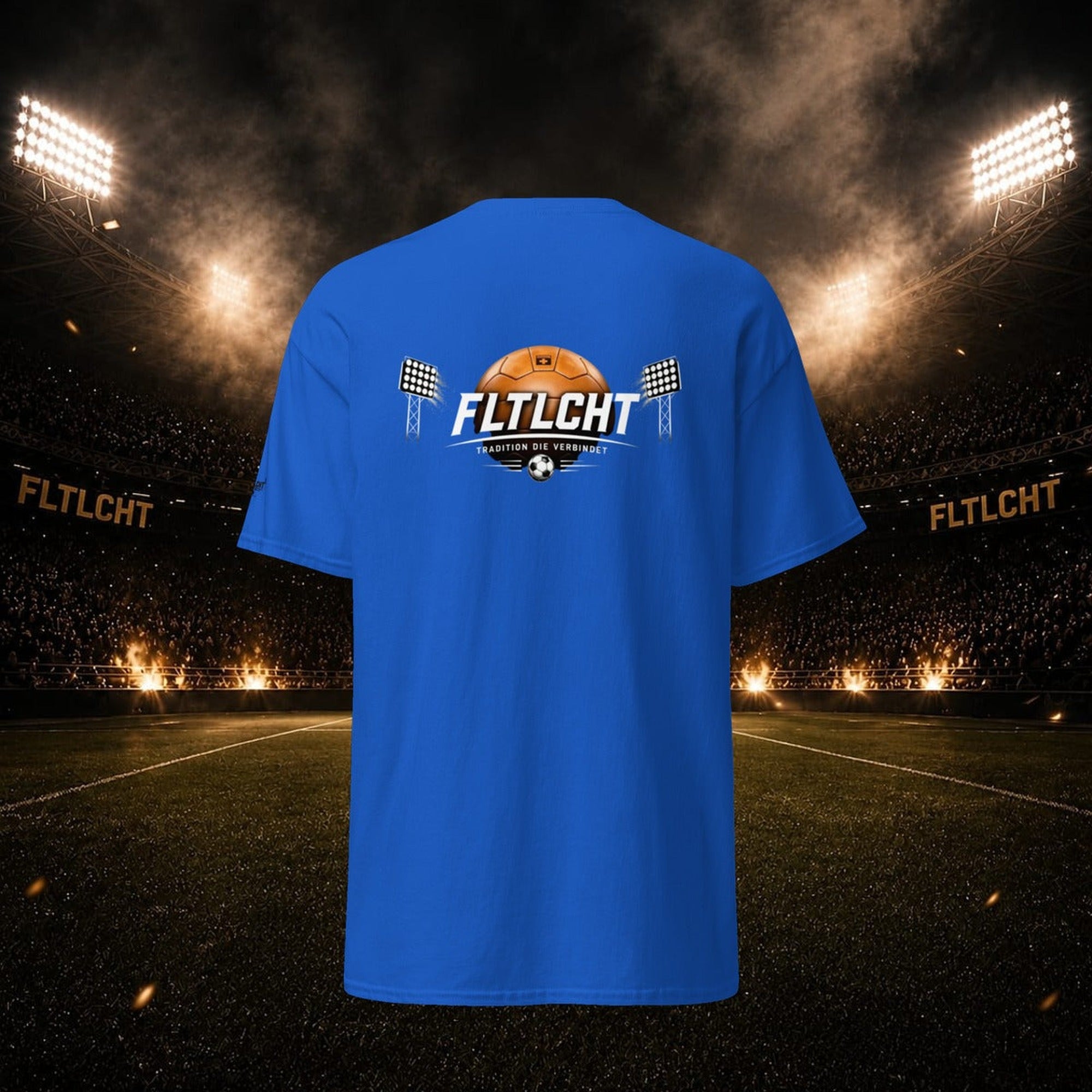 FLTLCHT T-Shirt Mannheim Royal Blau vorne