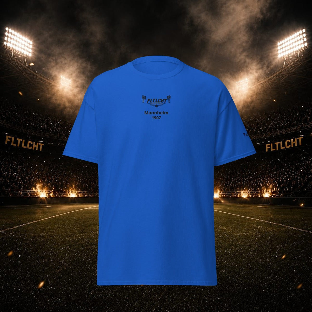 FLTLCHT T-Shirt Mannheim Royal Blau hinten