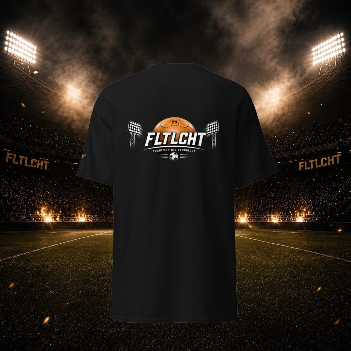 FLTLCHT T-Shirt Stuttgart Schwarz vorne