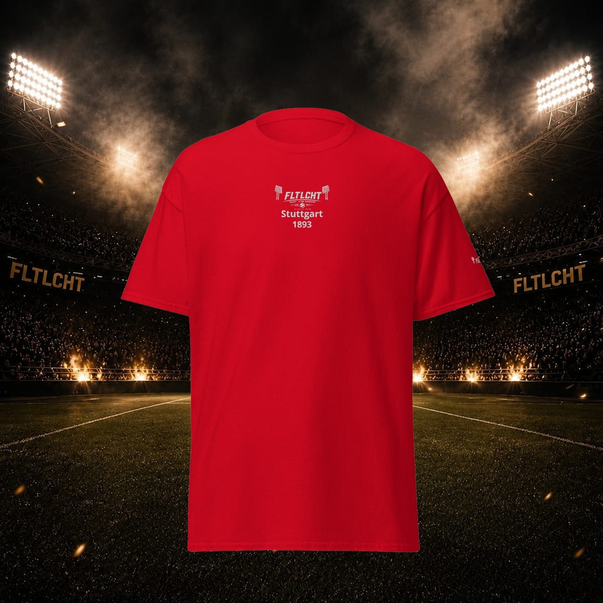 FLTLCHT T-Shirt Stuttgart Rot hinten