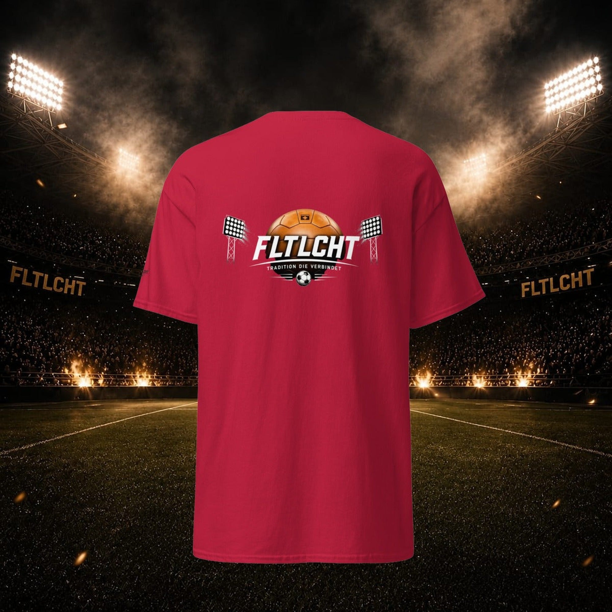 FLTLCHT T-Shirt Frankfurt Kardinalrot vorne