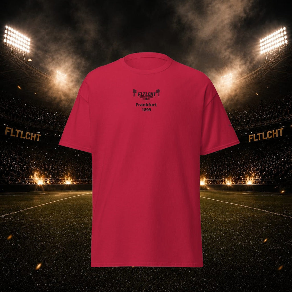 FLTLCHT T-Shirt Frankfurt Kardinalrot hinten