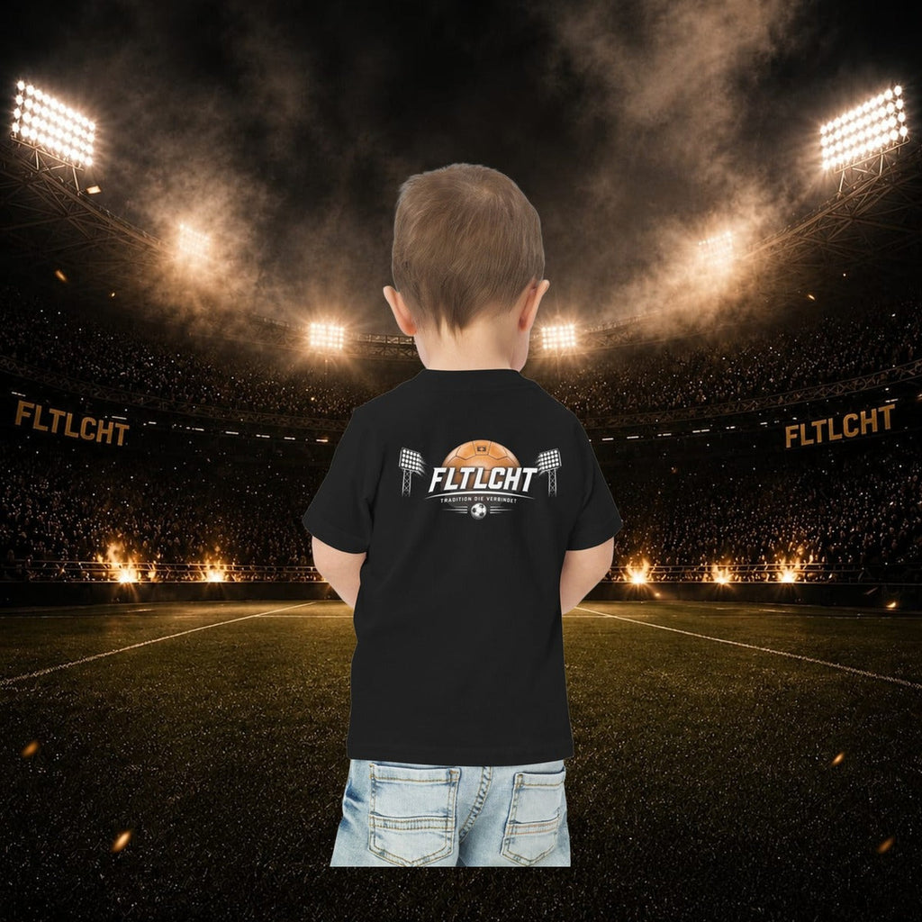 FLTLCHT Kids Shirt Toddler Schwarz vorne
