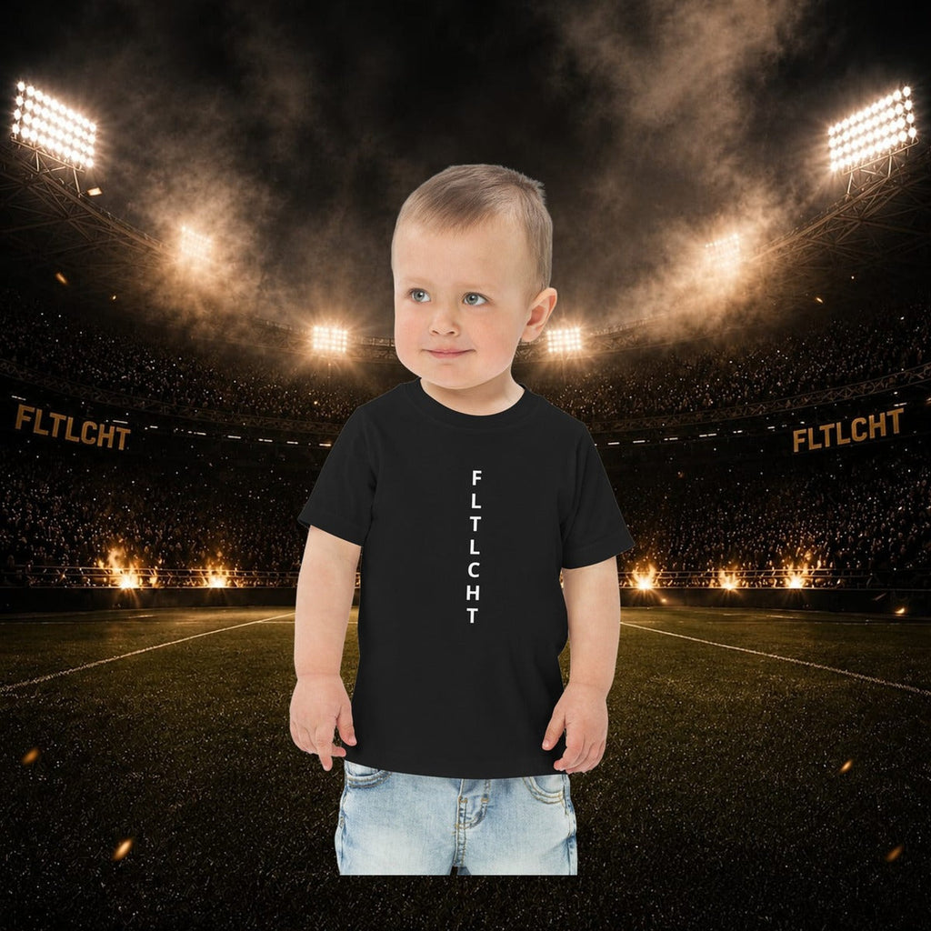 FLTLCHT Kids Shirt Toddler Schwarz hinten
