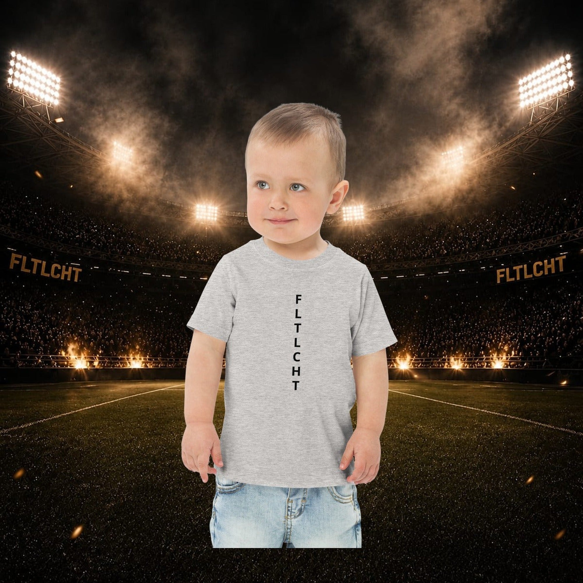 FLTLCHT Kids Shirt Toddler Grau hinten