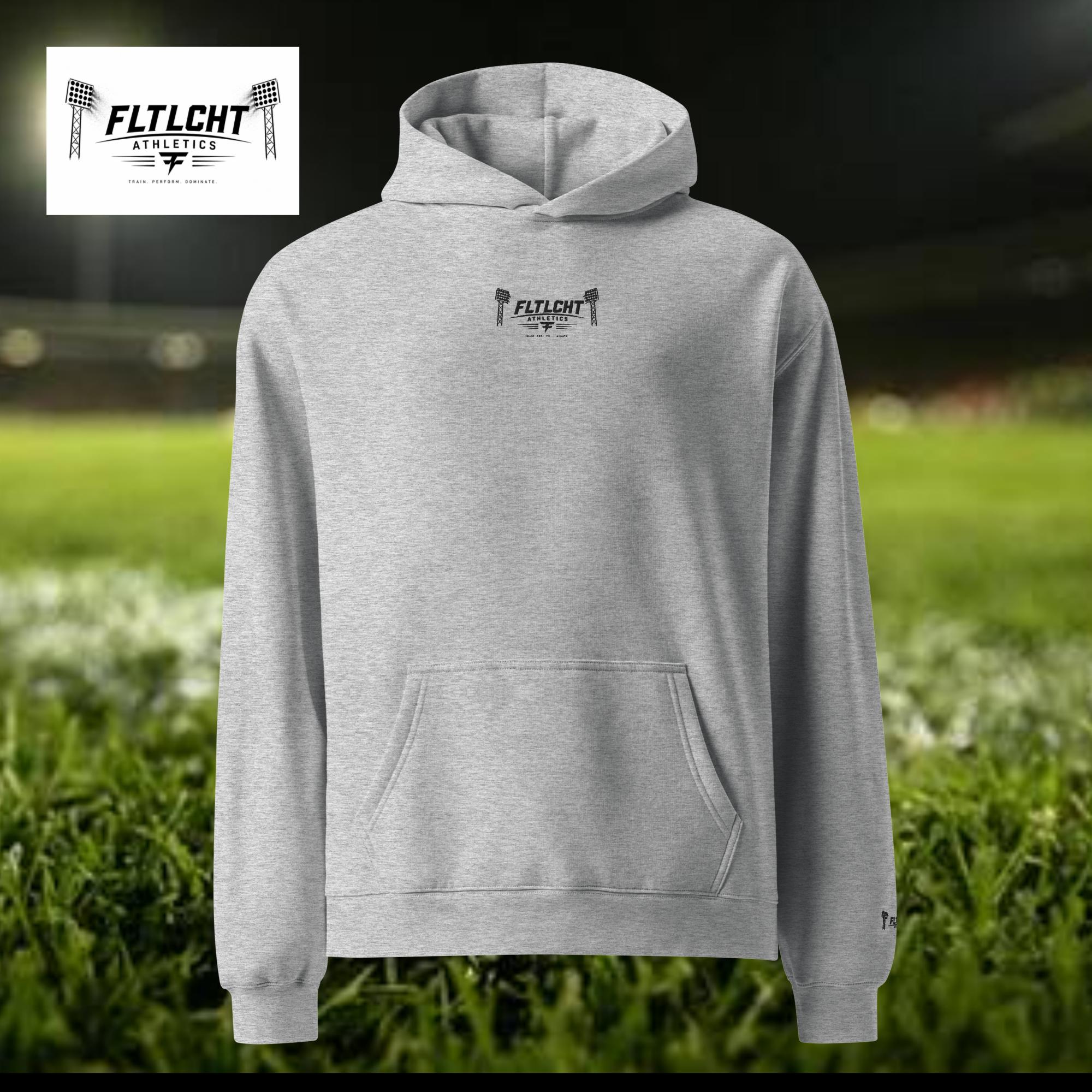 FLTLCHT Athletics Herren Oversize Hoodie Athletic Heather
