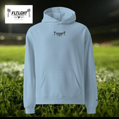 FLTLCHT Athletics Herren Oversize Hoodie Carolina Blue