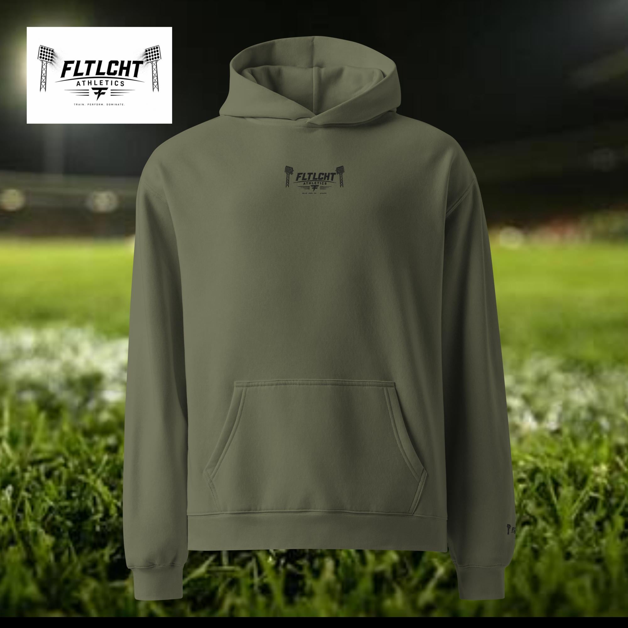 FLTLCHT Athletics Herren Oversize Hoodie Cypress