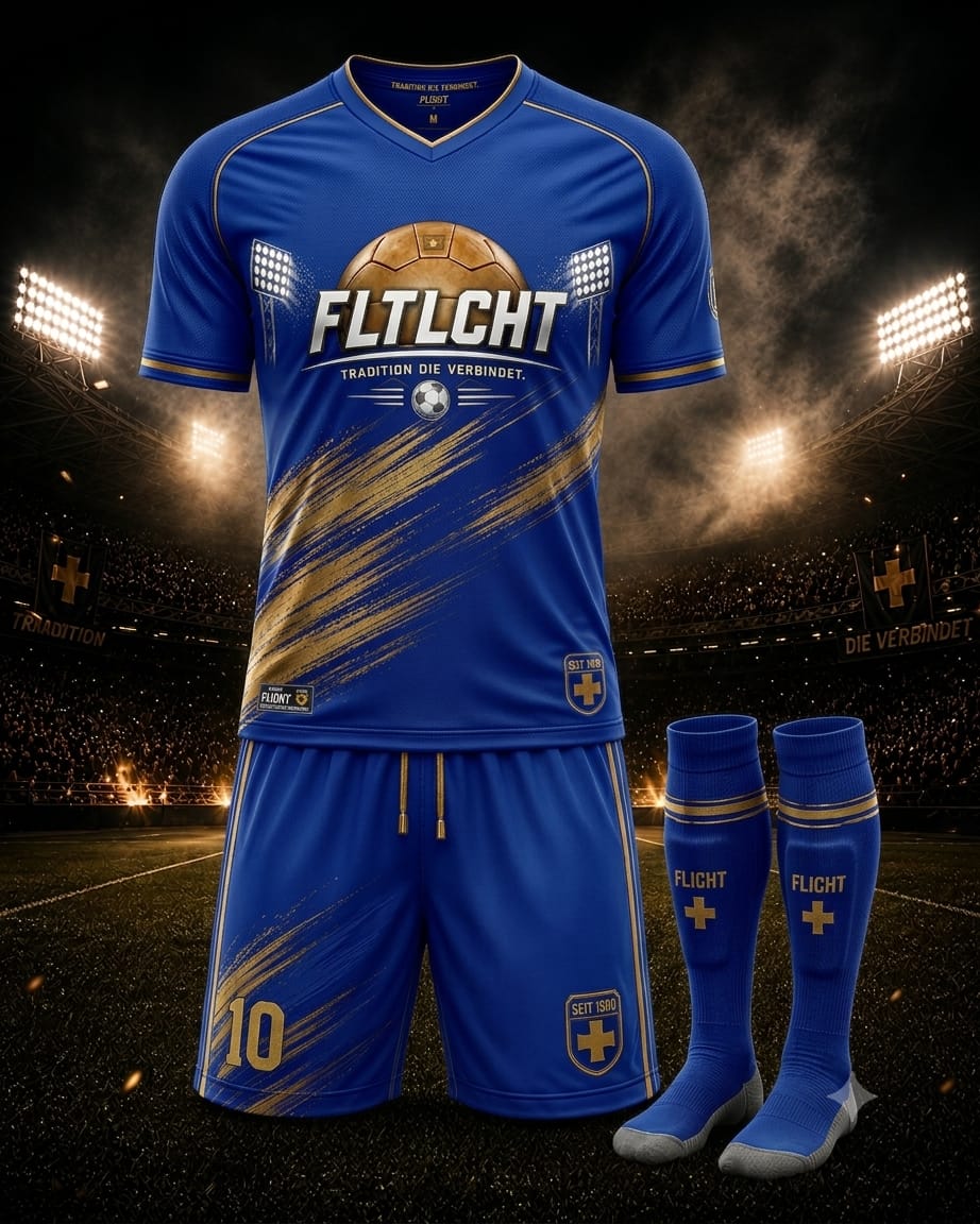 FLTLCHT Trikot Set Blau