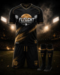 FLTLCHT Trikot Set Schwarz