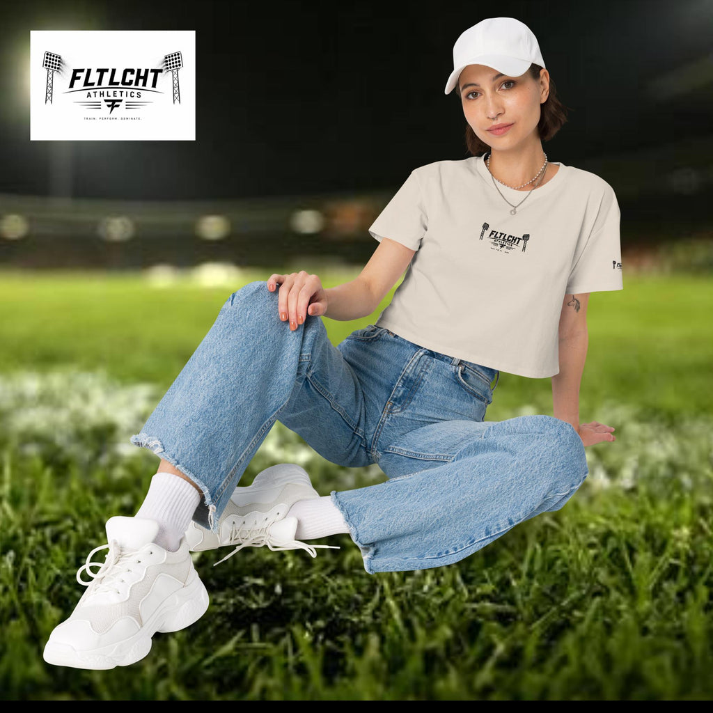 FLTLCHT Athletics Damen-Crop-Top